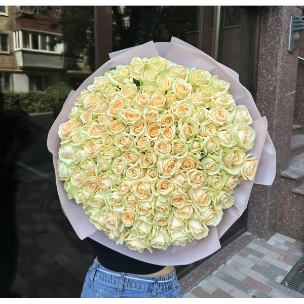 101 роза Пич Аваланч