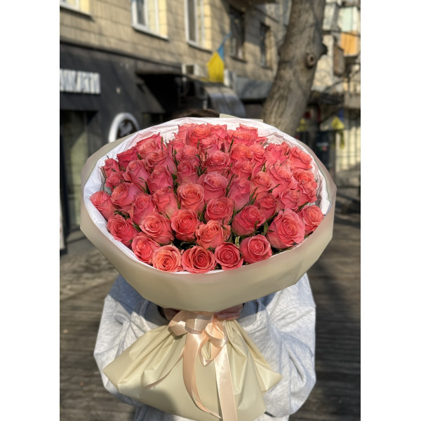 51 роза Айс пинк